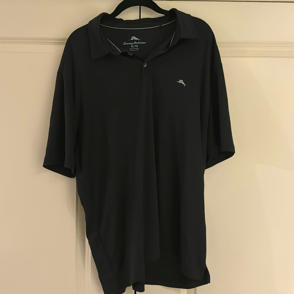 Black Tommy Bahama collard shirt